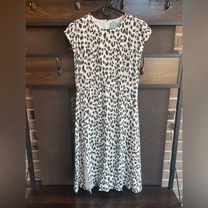 NWT Ann Taylor Loft Leopard Print Dress, Size 6P